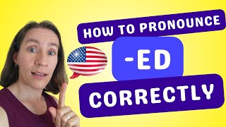 How to Pronounce the ED Ending Correctly in English [upl. by Belford]