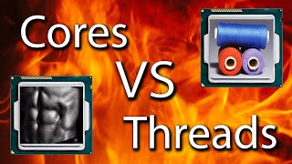 CPU Cores VS Threads Explained [upl. by Arabela]