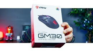 MSI Clutch GM30 Gaming Mouse Review [upl. by Akiehsat40]