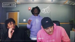 KENNY BEATS amp SMINO  MONTE BOOKER FREESTYLE  The Cave Episode 2 [upl. by Hareehahs]