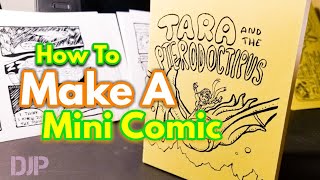 How to Make a Mini Comic from Start to Finish 7 Steps [upl. by Iahc232]