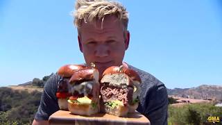 Gordon Ramsays perfect burger tutorial  GMA [upl. by Rodolphe]