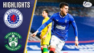 Rangers 10 Hibernian  Hagi Strike Enough For Victory in Tight Match  Scottish Premiership [upl. by Couchman]