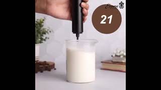 How to froth milk important tips [upl. by Elleivad]