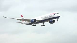 British Airways  Our first A350 landing [upl. by Orme]