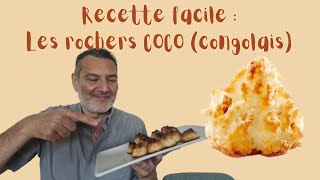 Rochers noix de coco CONGOLAIS Recette express [upl. by Heinrik]