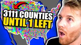 USA COUNTY WAR 3111 Counties 1 Winner World War Simulator [upl. by Shanda793]