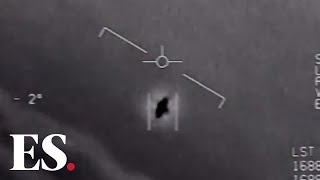 Pentagon officially release footage of quotunidentified flying objectsquot taken by US Navy pilots [upl. by Angelle528]