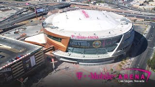 Official TMobile Arena Construction TimeLapse [upl. by Arbed]