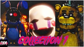 FNAF SONGS ANIMATION COLLECTION 1 All New 2021 [upl. by Arymas]