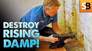 Easy DIY Solution to Treat Rising Damp in Walls [upl. by Ahsiem]