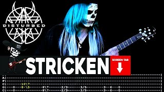 【DISTURBED】 Stricken  cover by Masuka  LESSON  GUITAR TAB [upl. by Lucy]