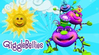 Incy Wincy Spider  Nursery Rhymes amp Kids Songs GiggleBellies [upl. by Niledam]