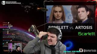 Tasteless Reaction To Artosis Rage [upl. by Nnyl]