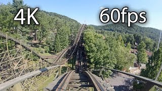 Phoenix front seat onride 4K POV 60fps Knoebels Amusement Park [upl. by Isac]