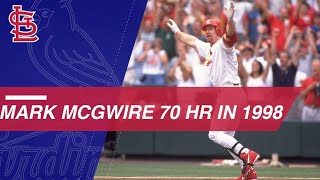 Watch all of Mark McGwires 70 homers from 1998 [upl. by Ahseniuq730]