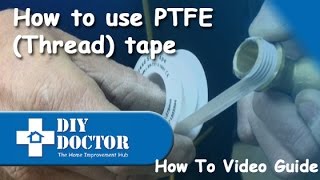 How to use PTFE Thread Seal Tape [upl. by Nnayrrehs]