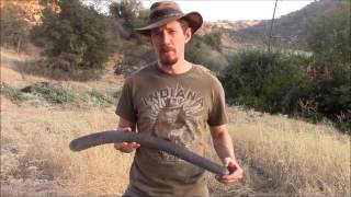 Hunting Boomerang  Extreme Range  The Aboriginal Karli [upl. by Adnuahsar]