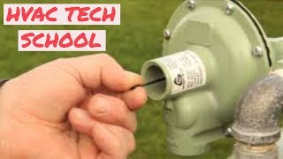 HVAC TECH School Gas Pressure Regulators Made Easy [upl. by Aerised]