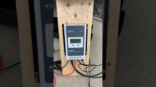 Epever Tracer MPPT solar charge controller physical setup [upl. by Inalaek]