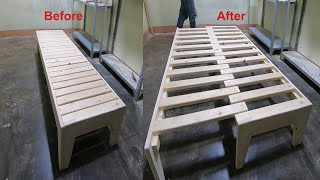 DIY Space Saving Sofa Bed  Design Ideas Woodworking Project Smart Furniture [upl. by Kondon]