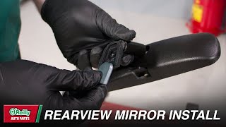 How To Replace Your Vehicles Rearview Mirror [upl. by Epoillac]