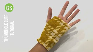 Greenstyle Thumbhole Cuff Tutorial [upl. by Manoop]