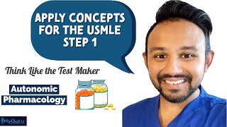 USMLE Step 1 Autonomic Pharmacology  Active Recall Review [upl. by Aydin527]