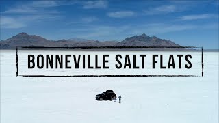 Bonneville Salt Flats Utah  4K Drone Video [upl. by Reimer]