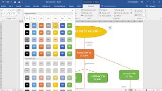 CÓMO HACER UN MAPA CONCEPTUAL EN WORD [upl. by Seppala]