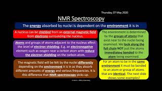 OCR A 632 Spectroscopy REVISION [upl. by Elimac]