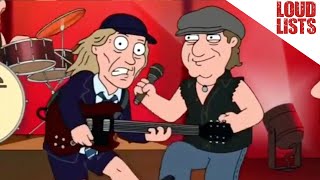 10 Hilarious Rock Star Family Guy Moments [upl. by Buckie]