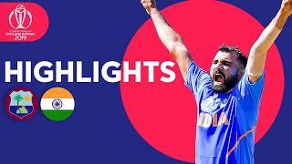 India March On With Easy Win  West Indies vs India  Match Highlights  ICC Cricket World Cup 2019 [upl. by Seton180]