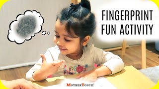 FingerPrint ACTIVITY  Fun experiment for kids [upl. by Luapnaej]