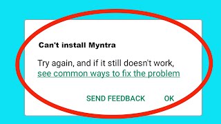 Fix Cant Install  Download Myntra App in Google Playstore In Android [upl. by Atenaz]