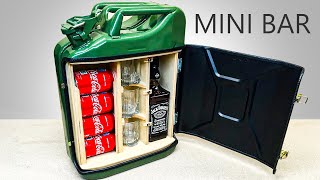 How To Make A Mini Bar From Jerry Can [upl. by Aralk691]