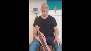 Easy dulcimer instruction for relaxation using three and four strings and three fun tunings [upl. by Mollie833]