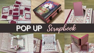 Pop Up Scrapbook Mila 💟 Best Popup Ideas  DIY Interactive Album [upl. by Aldas]