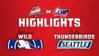 Wenatchee Wild at Seattle Thunderbirds 1127  WHL Highlights 202425 [upl. by Dnalon]