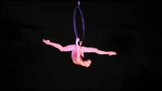 Elena Gatilova Aerial Hoop  Contortion [upl. by Nalhsa555]