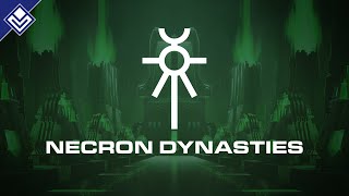 Necron Dynasties  Warhammer 40000 [upl. by Etteuqal]