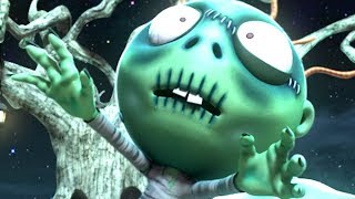 Zombie Town  Schoolies Cartoons  Halloween Songs amp Rhymes For Children  Kids Channel [upl. by Brinn246]