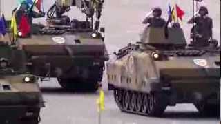 South Korean Hell march 2013 Military parade [upl. by Kerrill629]