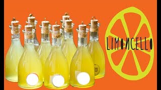 LIMONCINO LIMONCELLO 🍋 FATTO IN CASA Ricetta Facile [upl. by Niwrek]