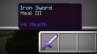 How I accidentally discovered quotHealquot enchantment in Minecraft PE [upl. by Trever888]