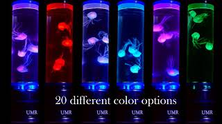 SensoryMoon Jellyfish Lamp Aquarium [upl. by Ahsikar]