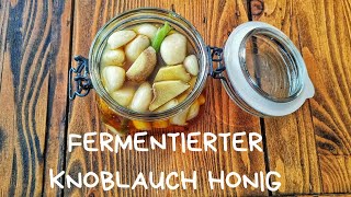 Fermentierter Knoblauch Honig  Fermentieren Einlegen amp Pickeln [upl. by Gorden439]