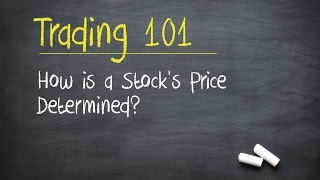 Trading 101 How is a Stocks Price Determined [upl. by Tolley]