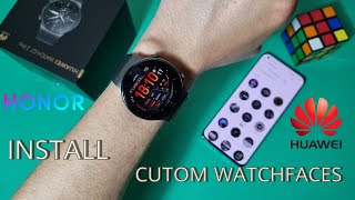 Huawei Watch GTGT2GTEGT2 Pro  Install Custom Watchfaces  Honor Watch MagicGS [upl. by Griz301]