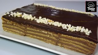 TARTA de la ABUELA de CHOCOLATE  Receta fácil 217 [upl. by Kirenoj389]